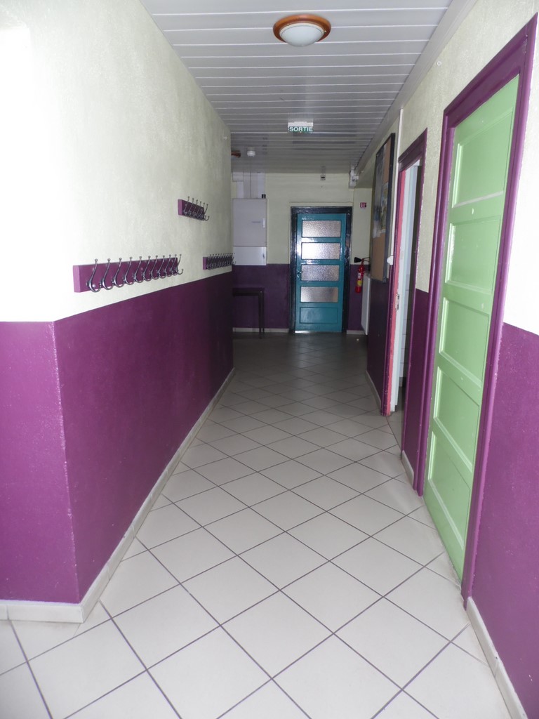 le couloir du rez-de-chaussée